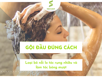 LÀM SAO ĐỂ TÓC KHÔNG BỊ RỤNG NHIỀU KHI GỘI ĐẦU ?